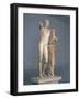 Parian Marble Statue of Hermes Holding Infant Dionysus-null-Framed Giclee Print