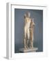 Parian Marble Statue of Hermes Holding Infant Dionysus-null-Framed Giclee Print