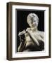 Parian Marble Statue of Young Satyr Playing Flute, Detail-null-Framed Giclee Print