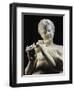 Parian Marble Statue of Young Satyr Playing Flute, Detail-null-Framed Giclee Print