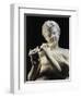 Parian Marble Statue of Young Satyr Playing Flute, Detail-null-Framed Giclee Print