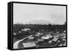 Parihaka in Shadow of Mt Egmont-null-Framed Stretched Canvas