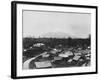 Parihaka in Shadow of Mt Egmont-null-Framed Photographic Print