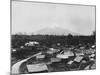 Parihaka in Shadow of Mt Egmont-null-Mounted Photographic Print