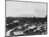 Parihaka in Shadow of Mt Egmont-null-Mounted Photographic Print