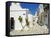 Parikia (Hora), Paros Island, Cyclades, Greek Islands, Greece, Europe-null-Framed Stretched Canvas