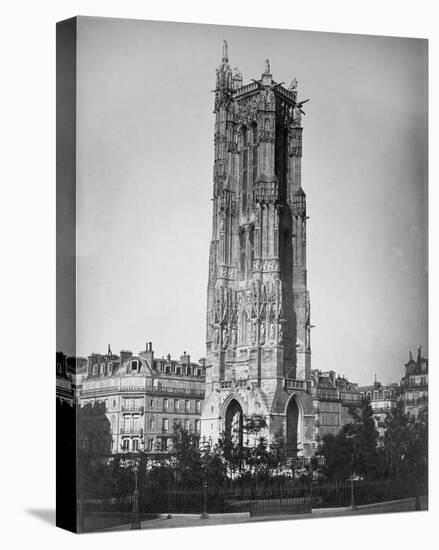 Paris, 1857-1859 - The Tour St. Jacques-Gustave Le Gray-Stretched Canvas