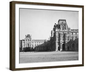 Paris, 1859 - Mollien Pavilion, the Louvre-Gustave Le Gray-Framed Art Print