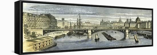 Paris 1864 France-null-Framed Stretched Canvas