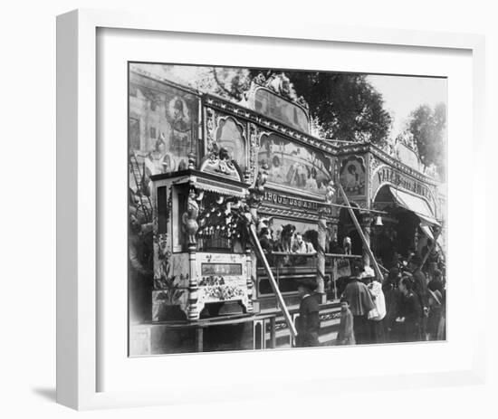 Paris, 1898 - Animal Circus, Fete des Invalides-Eugene Atget-Framed Art Print