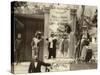 Paris, 1900 World Exhibition, A Street Show-null-Stretched Canvas