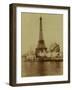 Paris, 1900 World Exhibition, The Eiffel Tower and the Grand Globe Céleste-Brothers Neurdein-Framed Photographic Print