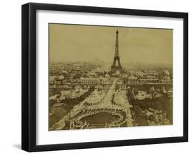 Paris, 1900 World Exhibition, View of the Champ De Mars from the Trocadero-Brothers Neurdein-Framed Photographic Print