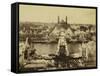 Paris, 1900 World Exhibition, View of the Trocadero on the Opening Day-Brothers Neurdein-Framed Stretched Canvas