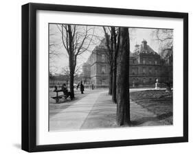 Paris, 1902-1903 - Luxembourg Gardens-Eugene Atget-Framed Art Print