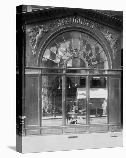 Paris, 1902 - Antique Store, rue du Faubourg-Saint-Honore-Eugene Atget-Stretched Canvas