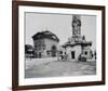 Paris, 1903-1904 - Ancienne Barrière du Trône (Tollbooth Pavilion and Column)-Eugene Atget-Framed Art Print