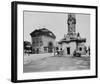 Paris, 1903-1904 - Ancienne Barrière du Trône (Tollbooth Pavilion and Column)-Eugene Atget-Framed Art Print