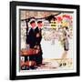 Paris 1925 Solders French Lady-null-Framed Giclee Print
