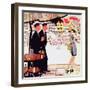 Paris 1925 Solders French Lady-null-Framed Giclee Print