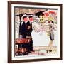 Paris 1925 Solders French Lady-null-Framed Giclee Print