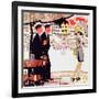 Paris 1925 Solders French Lady-null-Framed Giclee Print