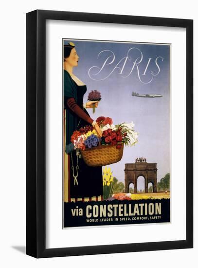 Paris, 1950-null-Framed Art Print