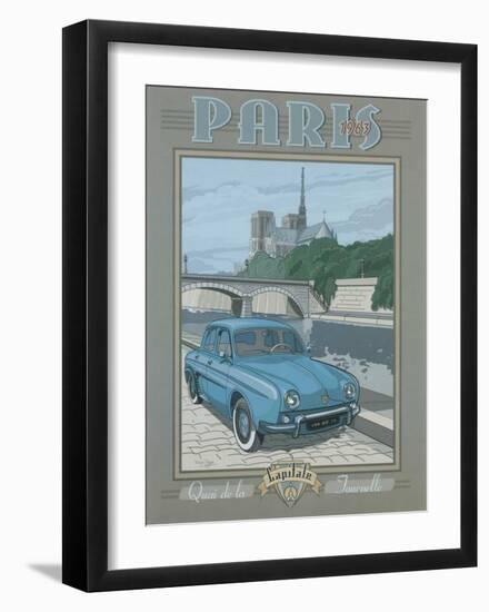 Paris 1963, Dauphine-Bruno Pozzo-Framed Art Print