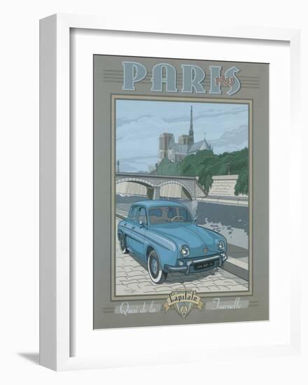 Paris 1963, Dauphine-Bruno Pozzo-Framed Art Print