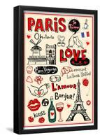 Paris - A City Of Love And Romanticism-null-Framed Poster