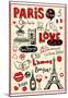 Paris - A City Of Love And Romanticism-null-Mounted Poster