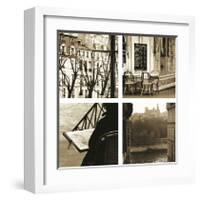 Paris a la Seine-Marina Drasnin Gilboa-Framed Giclee Print