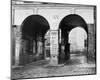 Paris, about 1865 - The Double Doorway, rue de la Ferronnerie-Charles Marville-Mounted Art Print