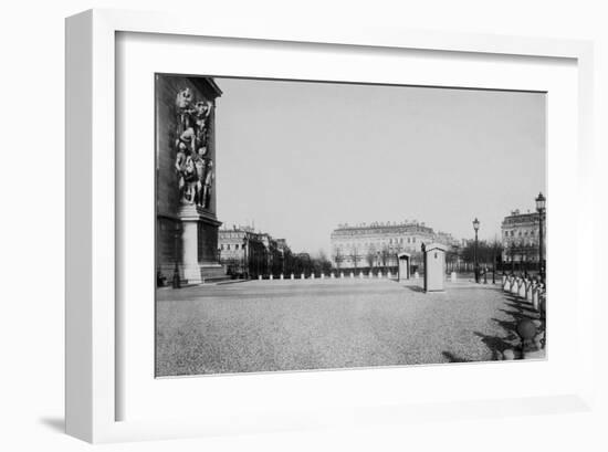 Paris, about 1877 - Place de l'Etoile-Charles Marville-Framed Art Print