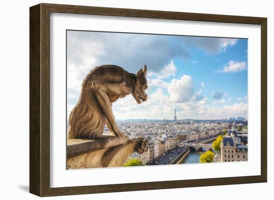 Paris Aerial View with Chimera-photo ua-Framed Photographic Print