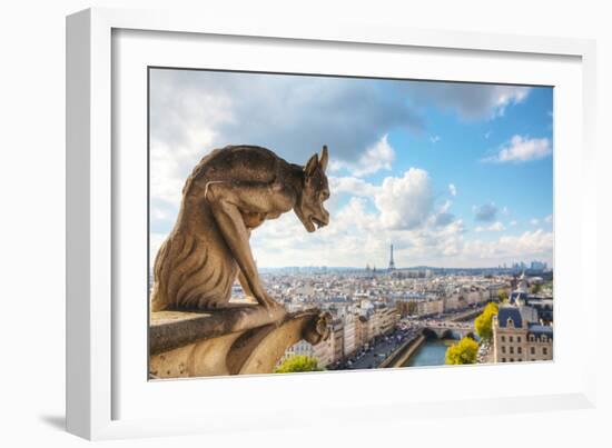 Paris Aerial View with Chimera-photo ua-Framed Photographic Print