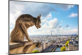 Paris Aerial View with Chimera-photo ua-Mounted Photographic Print