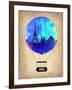 Paris Air Balloon-NaxArt-Framed Art Print