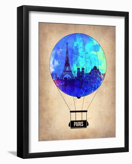 Paris Air Balloon-NaxArt-Framed Art Print