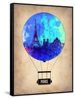 Paris Air Balloon-NaxArt-Framed Stretched Canvas