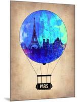 Paris Air Balloon-NaxArt-Mounted Art Print