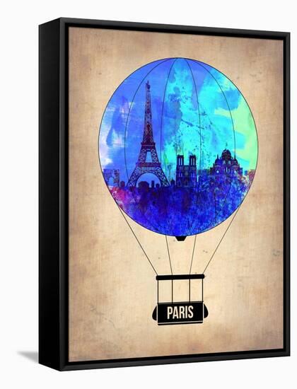 Paris Air Balloon-NaxArt-Framed Stretched Canvas