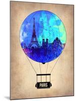 Paris Air Balloon-NaxArt-Mounted Art Print