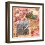 Paris Amour Coral-Lauren Gibbons-Framed Art Print