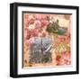 Paris Amour Coral-Lauren Gibbons-Framed Art Print