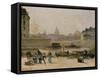 Paris, an der Seine mit Blick zum Pantheon-Stanislas Lépine-Framed Stretched Canvas