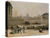 Paris, an der Seine mit Blick zum Pantheon-Stanislas Lépine-Stretched Canvas