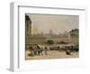 Paris, an der Seine mit Blick zum Pantheon-Stanislas Lépine-Framed Giclee Print