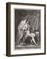 Paris and Helen-null-Framed Art Print