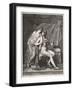 Paris and Helen-null-Framed Art Print